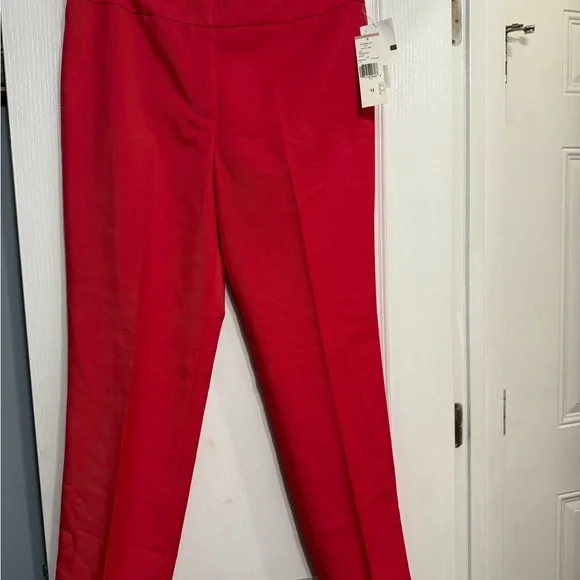 Vibrant Red Women's Blazer by 9 & Co. - Picture 8 of 11